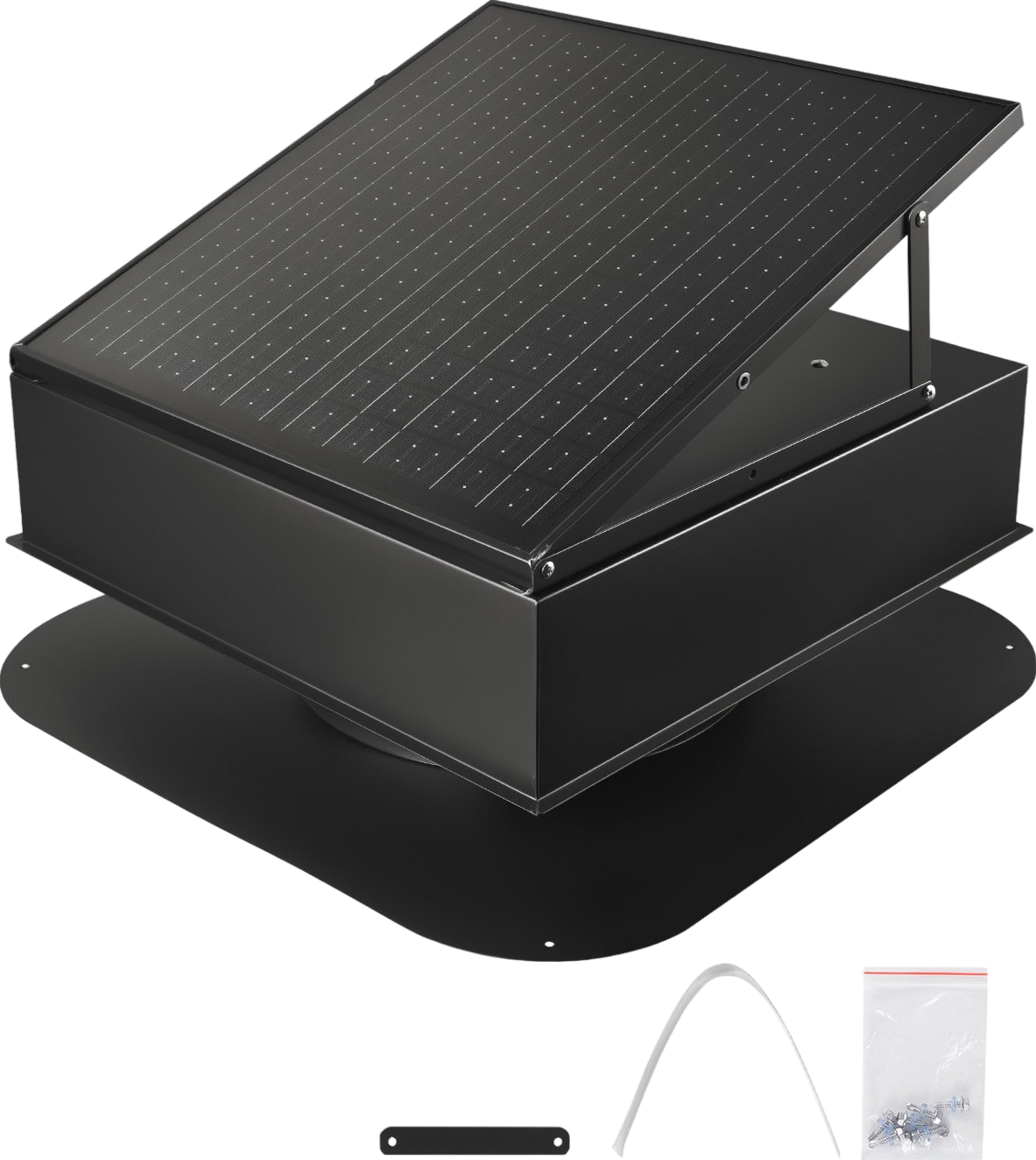 Vevor Solar Roof Attic Exhaust Fan 30W with Thermostat and Brushless DC Motor New