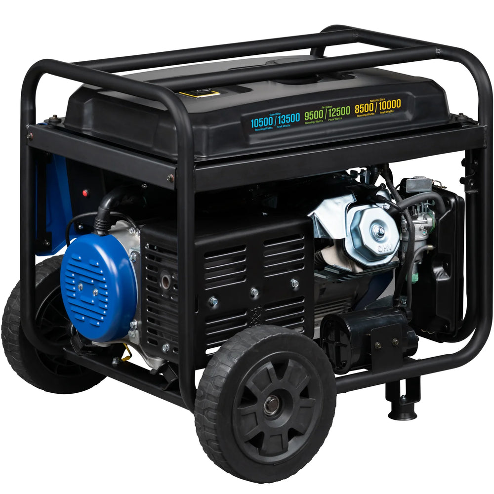 Westinghouse WGen10500TFc Tri-Fuel Generator 10500W/13500W 50 Amp Remote Start with CO Sensor New
