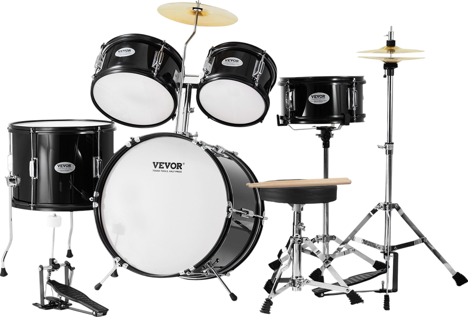 Vevor Kids Drum Set 5-Piece 16