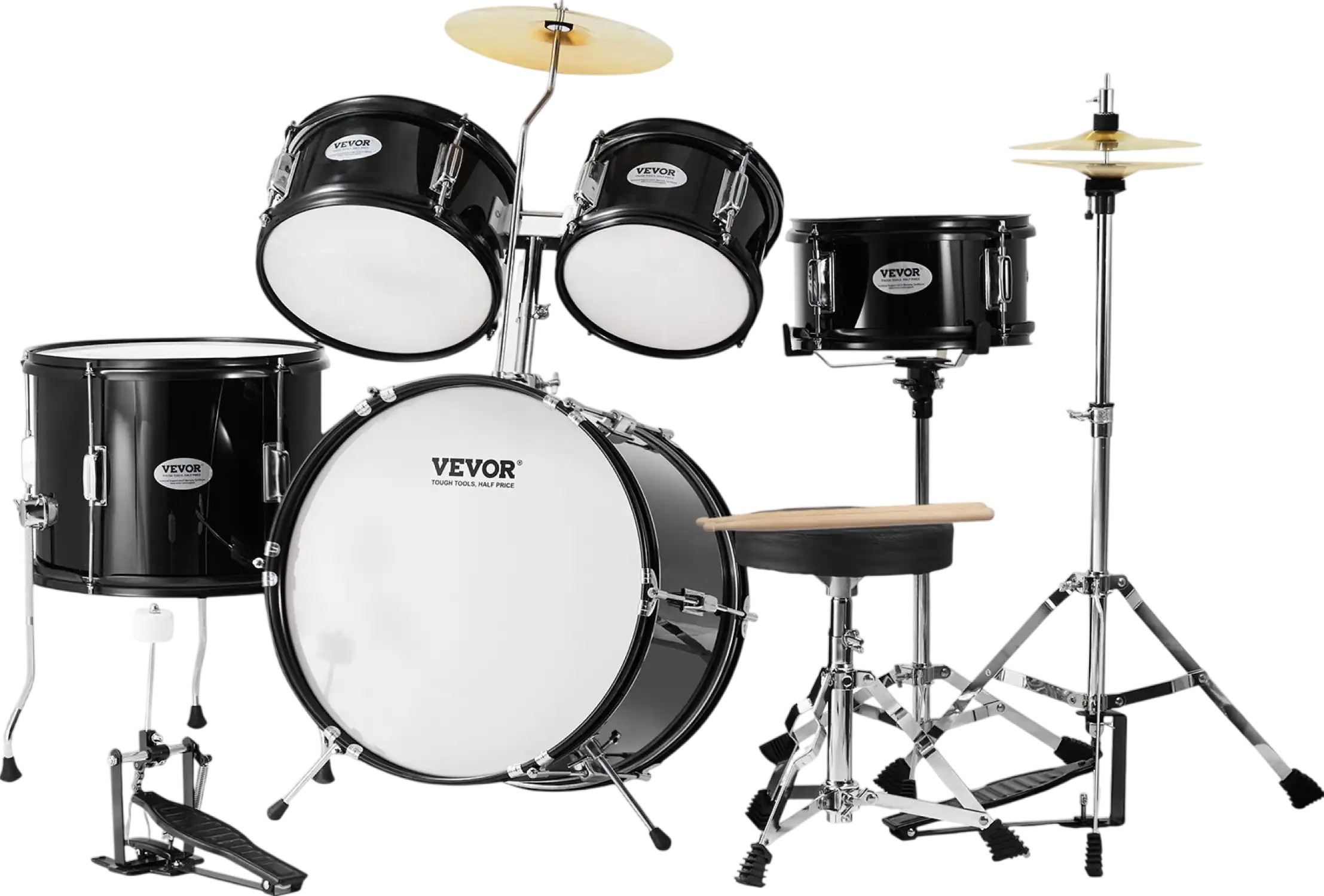 Vevor Kids Drum Set 5-Piece 16