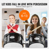 Vevor Kids Drum Set 5-Piece 16" Beginner Kit with Adjustable Throne and Drumsticks Ages 6-13 New