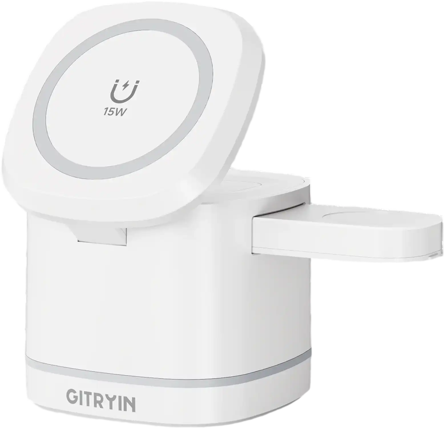 Giraffe Tools WLA2303US 3-in-1 Wireless Charging Station 15W New