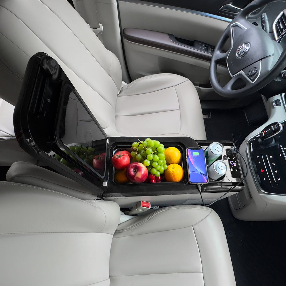 Vevor Car Refrigerator Freezer 15.9 Qt Portable Single Zone Rapid Cooling with Bluetooth Control New