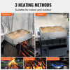 Vevor Maple Syrup Evaporator Pan with 2 Valves Stainless Steel 35 Gal Capacity New