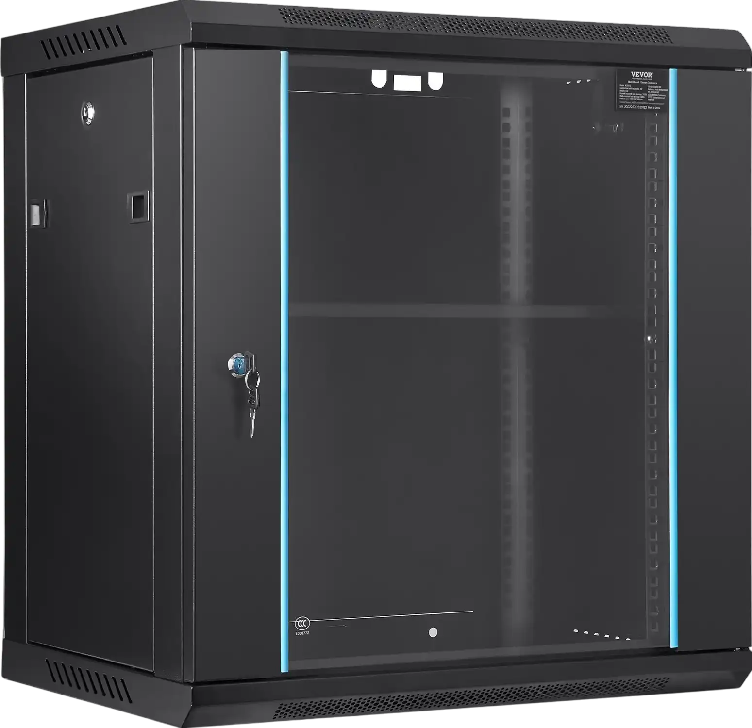 Vevor Network Server Cabinet 12U Wall Mount Enclosure 15.5