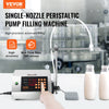 Vevor Liquid Filling Machine 5-650ml Capacity Peristaltic Pump Digital Control with Single Nozzle New