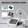 Vevor Liquid Filling Machine 5-650ml Capacity Peristaltic Pump Digital Control with Single Nozzle New
