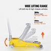Vevor Low Profile Floor Jack 3 Ton Heavy Duty Aluminum 3.7"–18.3" Lift Range Dual Piston New