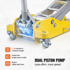 Vevor Low Profile Floor Jack 3 Ton Heavy Duty Aluminum 3.7"–18.3" Lift Range Dual Piston New