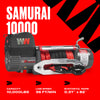 Warrior Winches Samurai Electric Winch 10,000 Lb 12-Volt Synthetic Rope New
