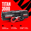Warrior Winches Titan Electric Winch 3,500 Lb 12-Volt Synthetic Rope New