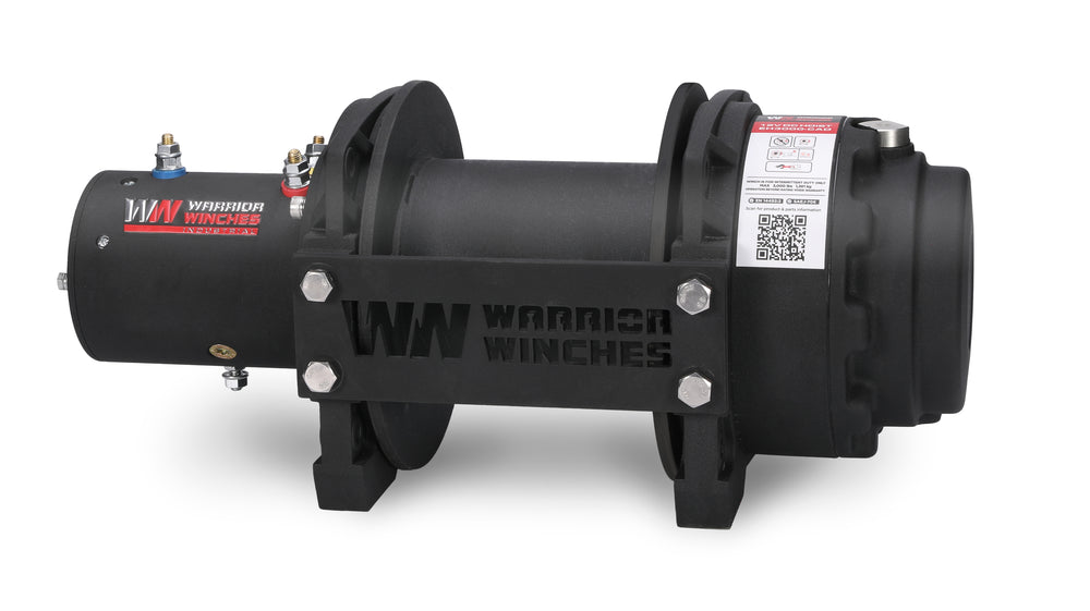 Warrior Winches EH3000 Industrial Hoist 12-Volt 6.1 HP Motor 3000 Lb Capacity New