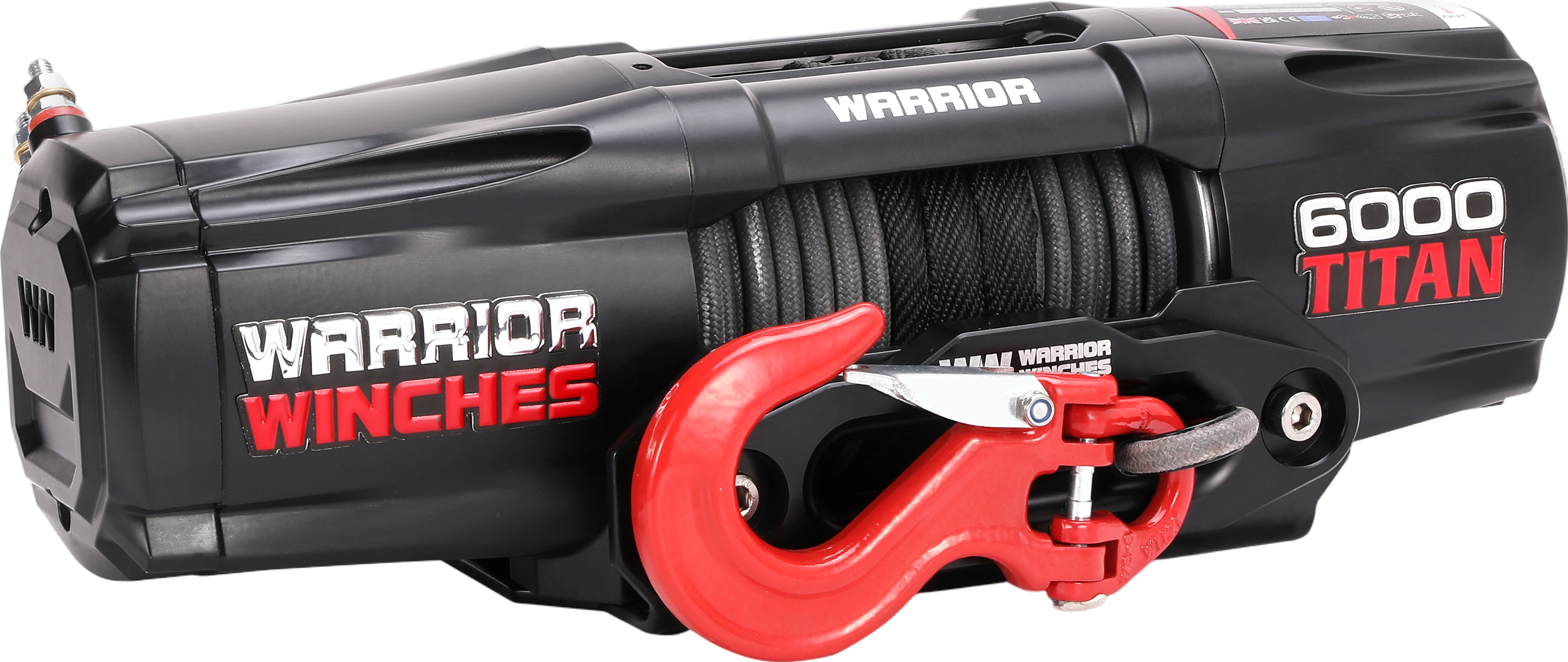 Warrior Winches Titan Electric Winch 6,000 Lb 12-Volt Synthetic Rope New
