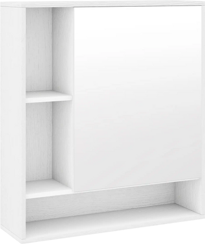 Costway Wall Mounted Bathroom Mirror Cabinet Single Door 96331427 New