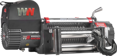 Warrior Winches Samurai Electric Winch 12,500 Lb 12-Volt Steel Rope New