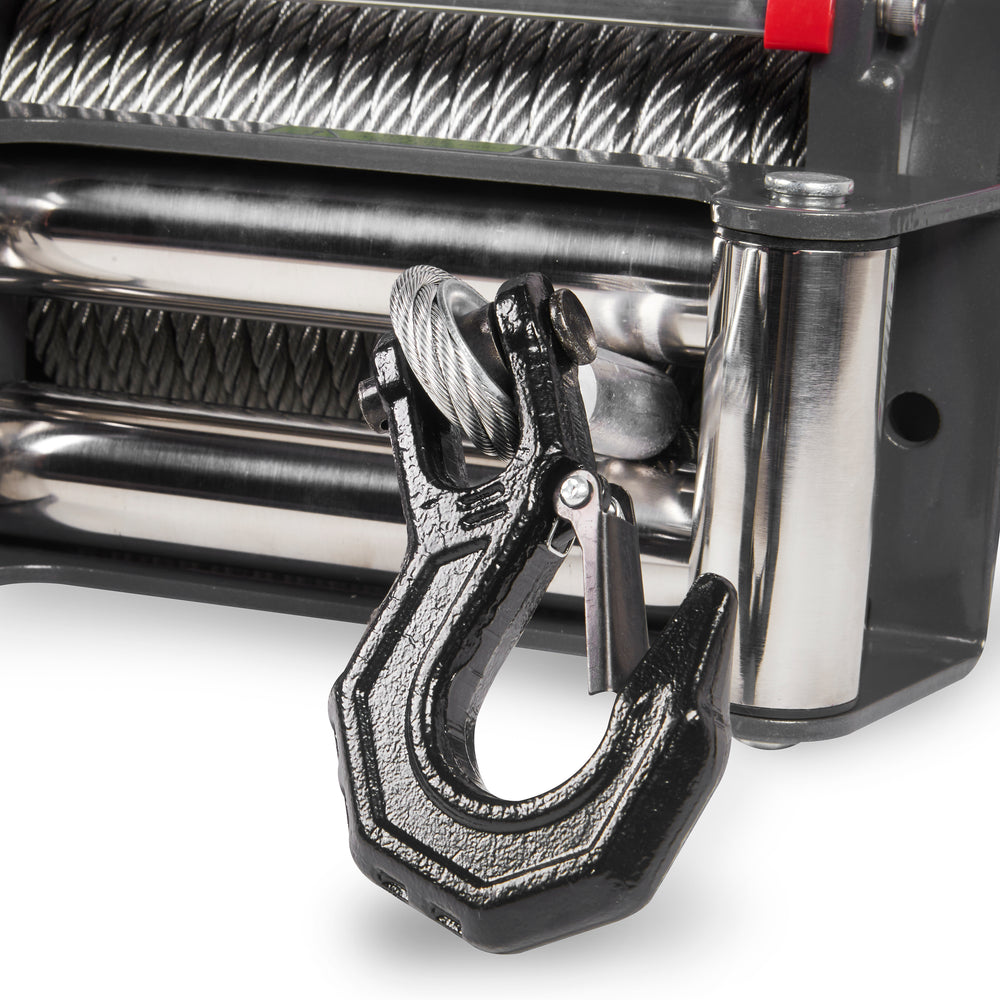 Warrior Winches Samurai Electric Winch 12,500 Lb 12-Volt Steel Rope New