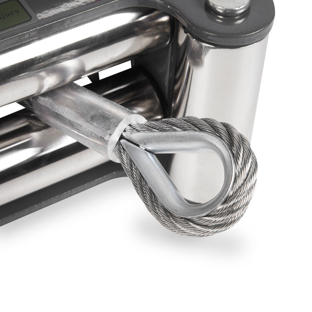 Warrior Winches Samurai Electric Winch 12,500 Lb 12-Volt Steel Rope New