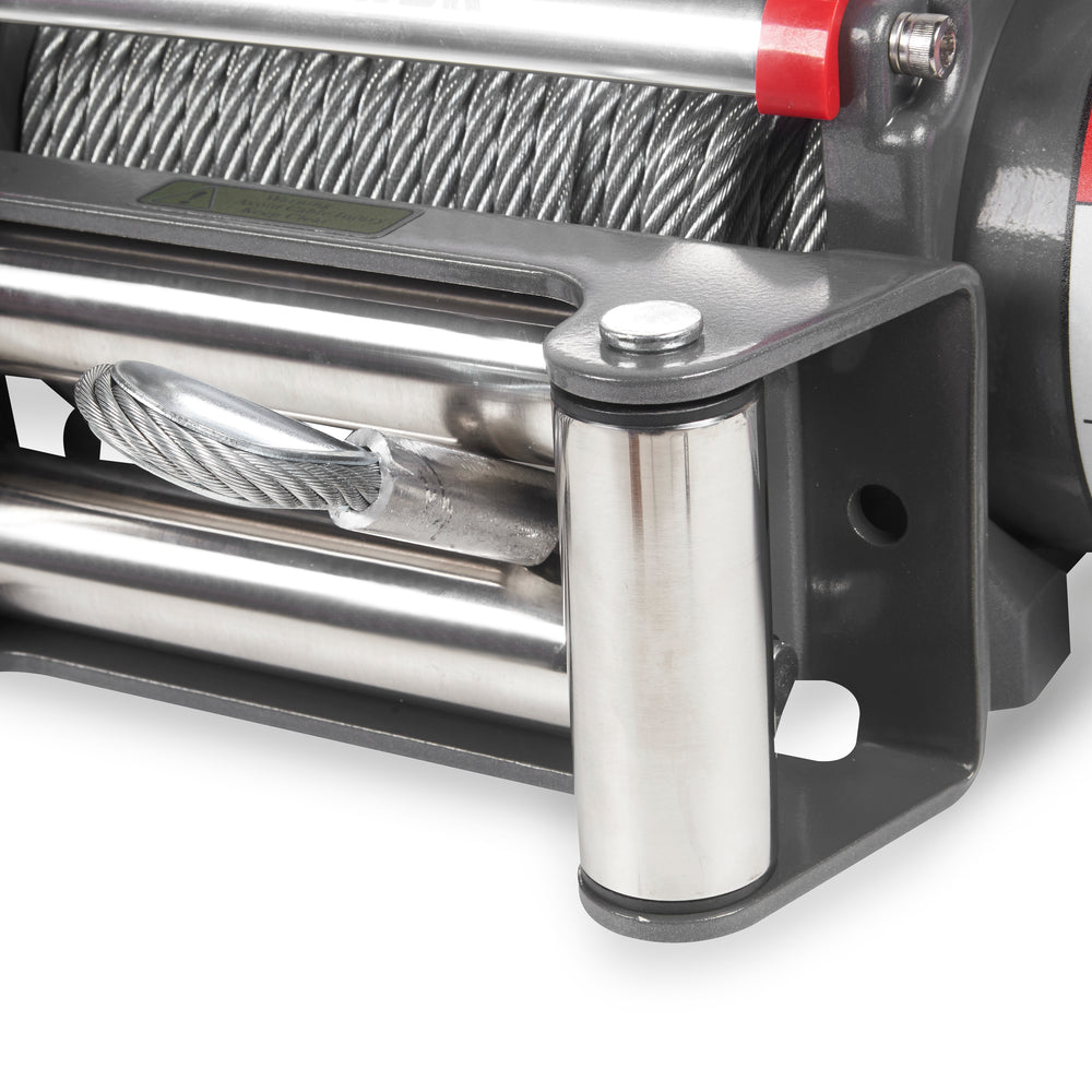 Warrior Winches Samurai Electric Winch 10,000 Lb 12-Volt Steel Rope New