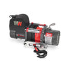 Warrior Winches Samurai Electric Winch Short Drum 9,500 Lb 12-Volt Synthetic Rope New
