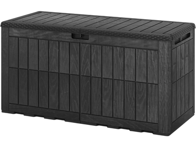 Costway 100 Gal Waterproof Lockable Outdoor Deck Box Storage 43074842 New