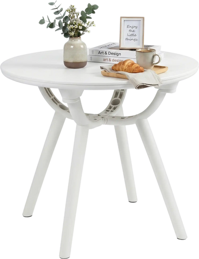 Costway Weather-Resistant Outdoor Round End Table Poolside Balcony 61884973 New