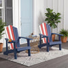 Weather Resistant HIPS Outdoor Adirondack Chair with Cup Holder-Colorful - Gallery View 1 of 10