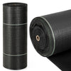Weed barrier landscape fabric roll, 4 ft wide, eco-friendly, tear-resistant, ideal for gardens and pathways.