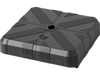 Weighted Offset Umbrella Base with Cross Bracket and Cut-out Handles