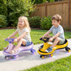 Wiggle Car Ride-on Toy with Flashing Wheels-Purple - Gallery View 1 of 10