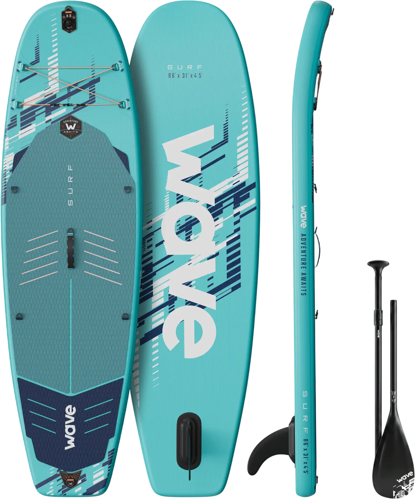 Wave Surf 3.0 Inflatable Paddle Board SUP 8'6