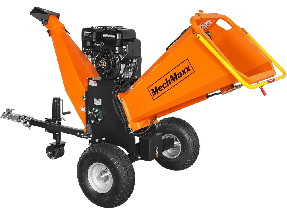 6 inch E-start ZONSEN 420cc 13.4hp Gasoline Engine Powered Drum Wood Chipper ,  P4206