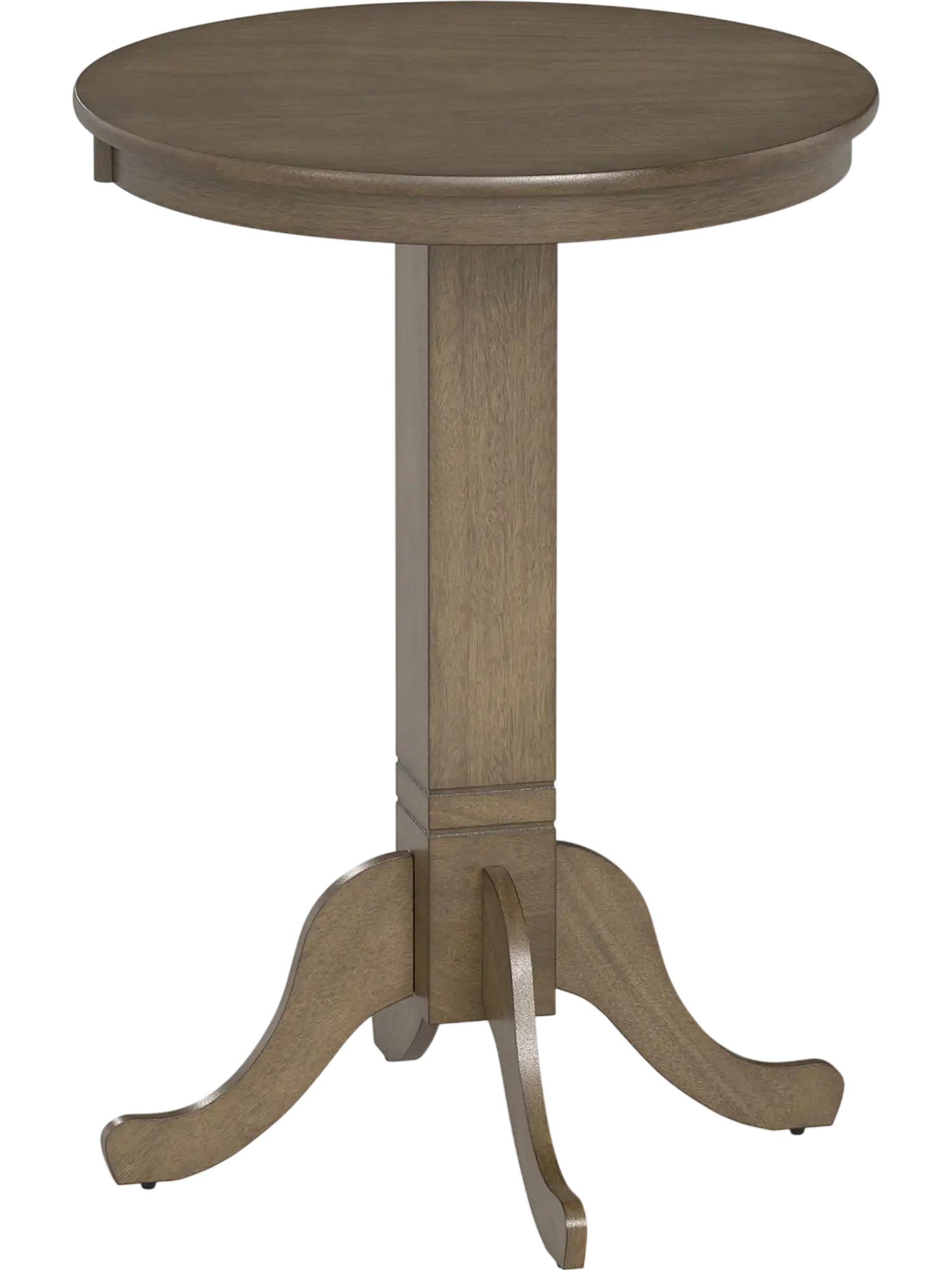 Costway Wood Round Pub Dining Table Pedestal Base 28367594 New