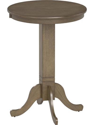 Costway Round Wood Pub Dining Table Pedestal Base 28367594 New