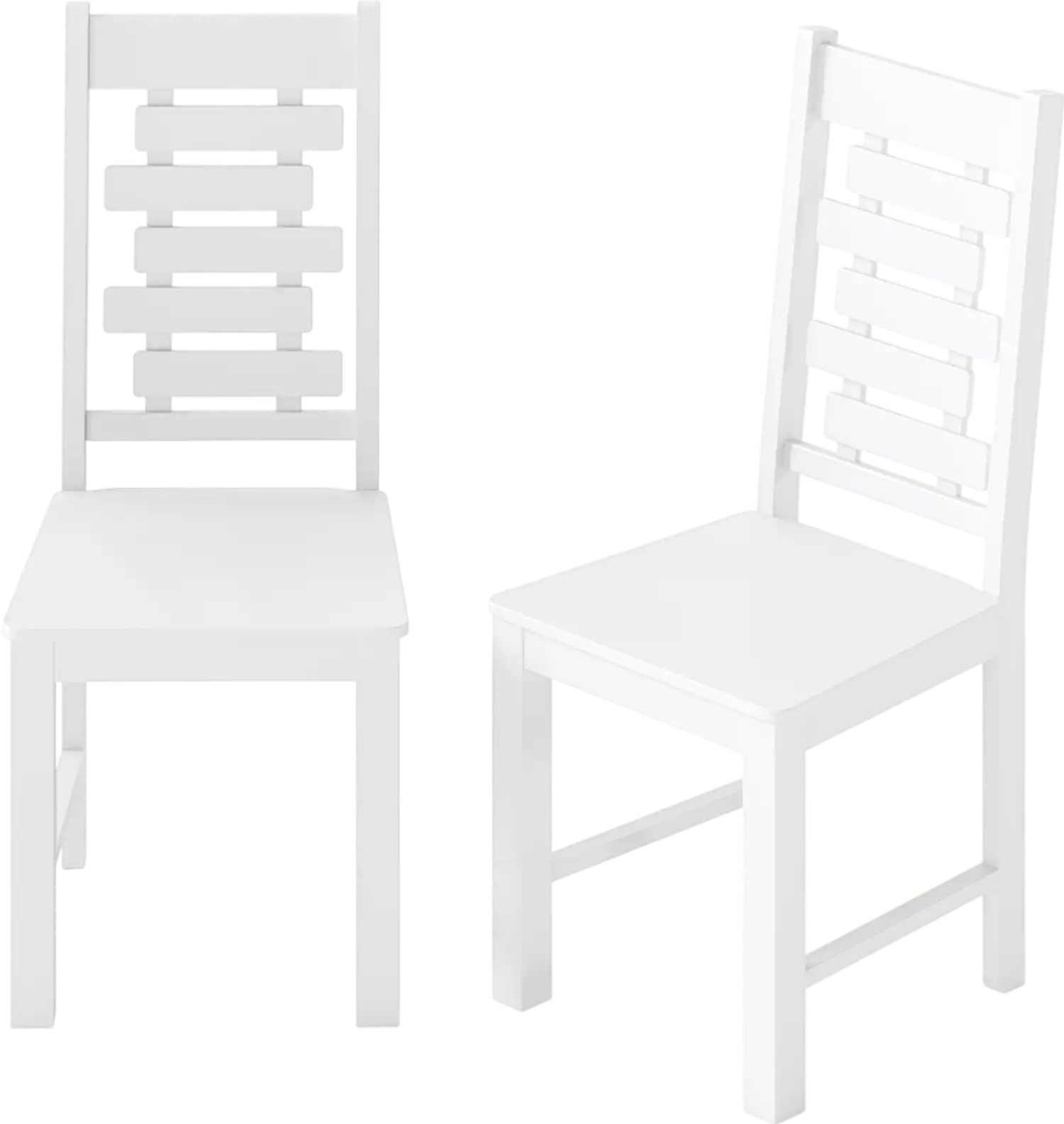 Costway Wooden Dining Chair Set of 2 Solid Rubber Wood Kitchen Chairs 15912596 New
