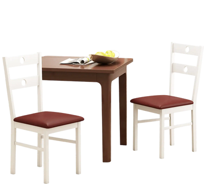 Costway Set of 4 Wooden Dining Chairs Armless Kitchen Chairs White 90275442 New