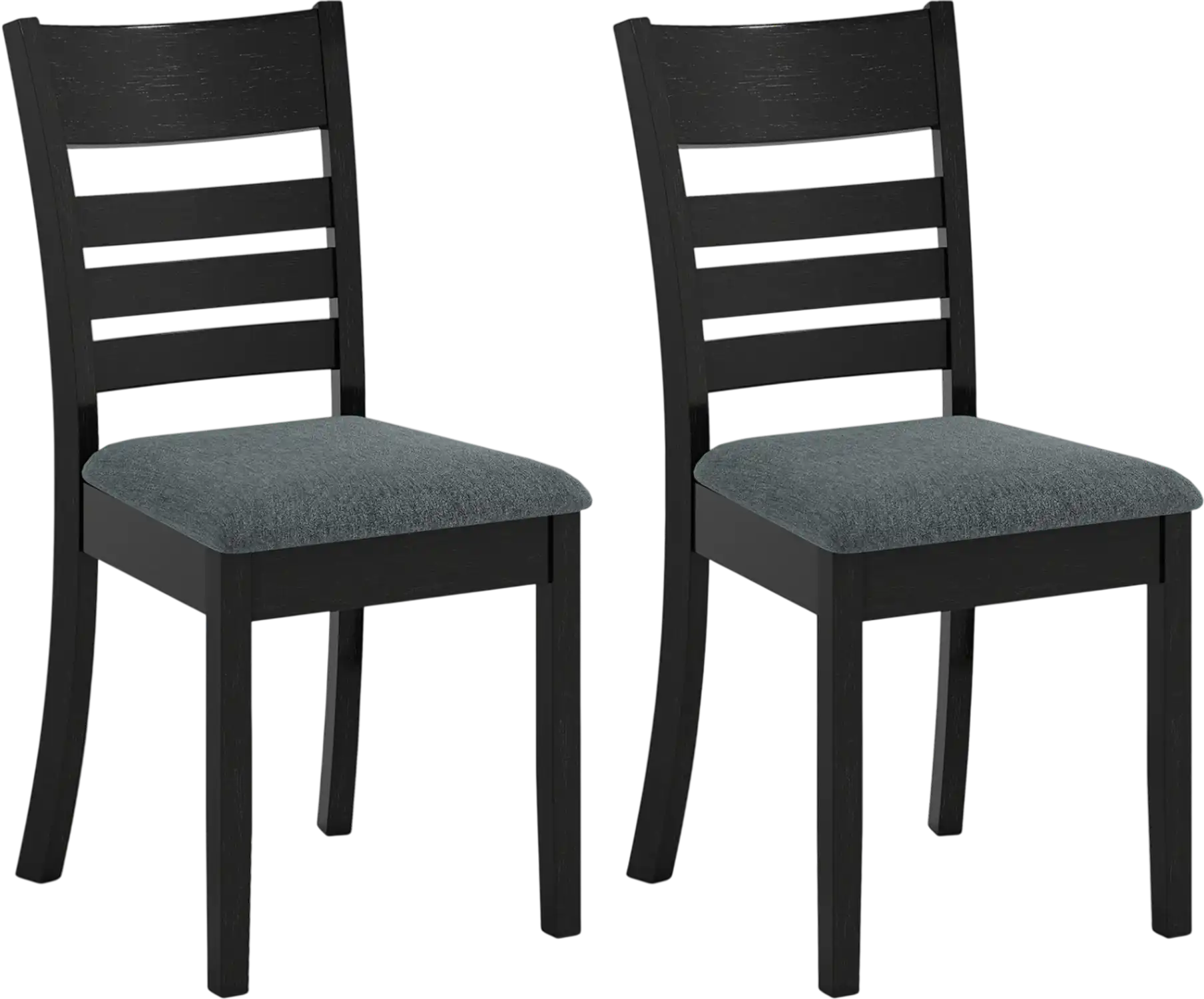 Costway Upholstered Wooden Dining Chairs Set of 2 Rubber Wood Frame 44507928 New