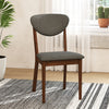 Wooden Dining Chairs Set of 4 with Padded Seat Back for Dining Room-Gray - Gallery View 1 of 6
