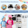 Wooden kid's kitchen playset with stove, realistic features, and ample storage for imaginative cooking play.