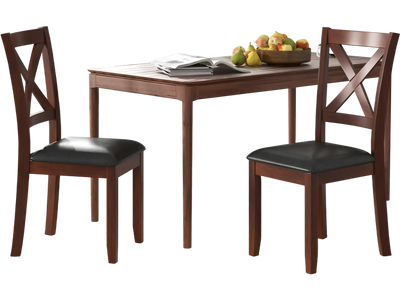Costway Set of 2 Wooden Dining Chairs Padded Seat Rubber Wood Legs Black 92713468 New