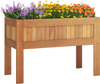 Wooden Raised Garden Bed Solid Wood Elevated Planter Box with Legs