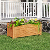 Wooden Raised Garden Bed  Drainage Holes for Patio Garden-L - Gallery View 1 of 11