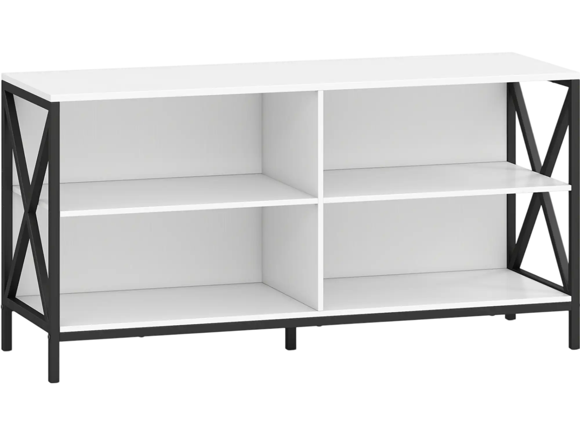 Costway Wooden TV Stand Entertainment Center for TVs up to 55