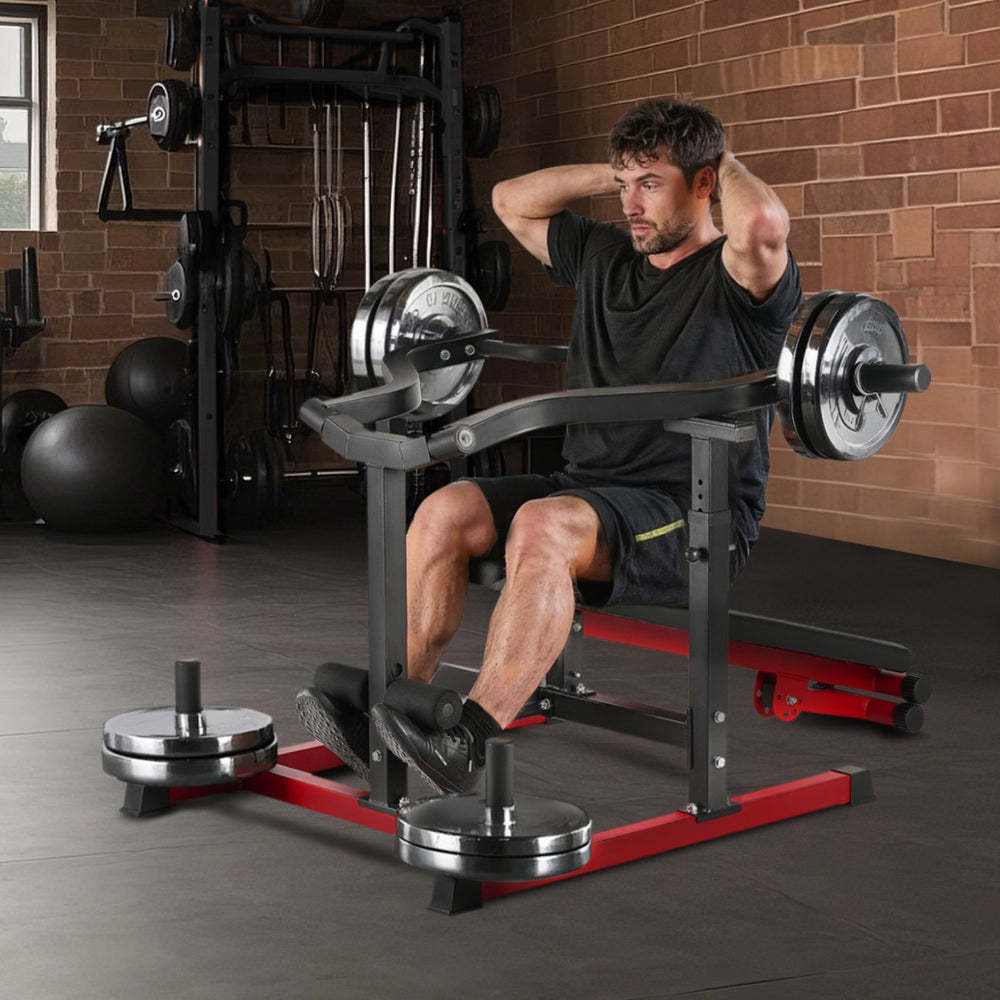 Vevor Chest Press Machine 450 Lbs Capacity Adjustable Flat Incline Bench for Home Gym New