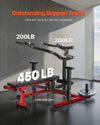 Vevor Chest Press Machine 450 Lbs Capacity Adjustable Flat Incline Bench for Home Gym New