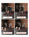 Vevor Chest Press Machine 450 Lbs Capacity Adjustable Flat Incline Bench for Home Gym New