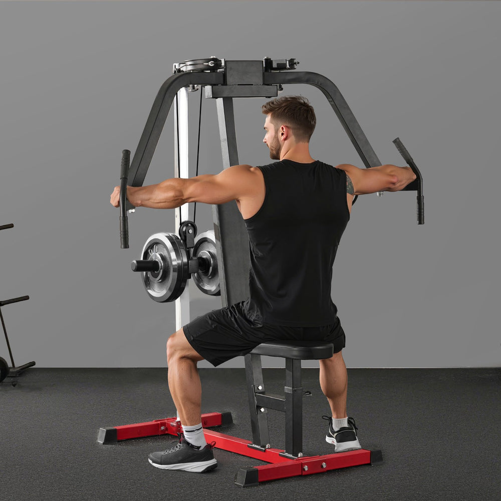 Vevor Chest Fly Machine 450 Lb Capacity Adjustable Seat for Fly and Reverse Delt Workouts New