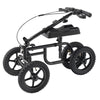 Vevor Knee Scooter Folding Walker Carbon Steel Frame 350 lbs. Capacity Height Adjustable and 12" Wheels New