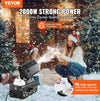 Vevor Snow Machine 2000W with 90° Oscillation 1.32 Gal Tank 753 Sq Ft Coverage New