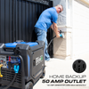 DuroMax 13,500 Watt Portable Tri Fuel Inverter Generator - Quiet, Low THD