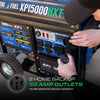 DuroMax XP15000HXT+ 12000W/15000W Generator Tri-Fuel 50A Gasoline Propane Natural Gas CO Alert Remote Start CARB New